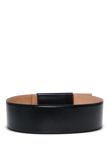 Knot leather belt 
