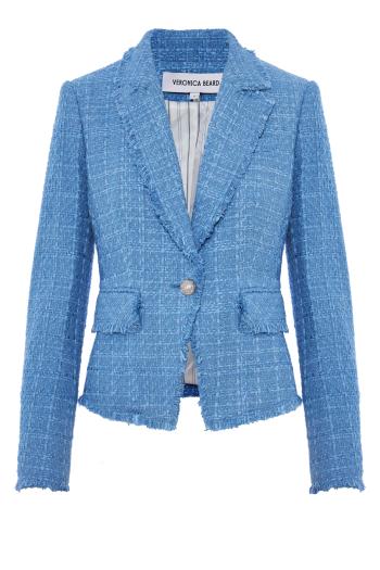 Hosanna Dickey fringed tweed blazer 