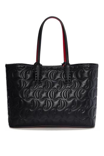 Cabata small embossed leather tote