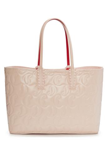Cabata small embossed leather tote