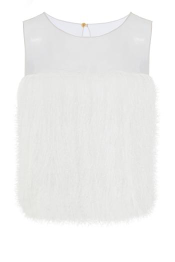 Andrea fringed top