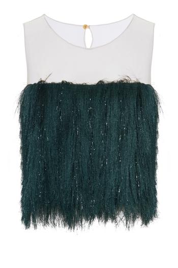 Andrea fringed top 