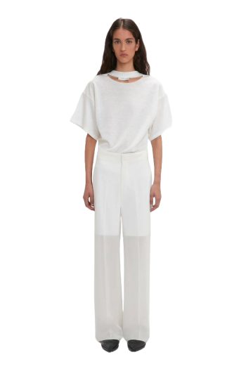 Wool-garbadine pants 