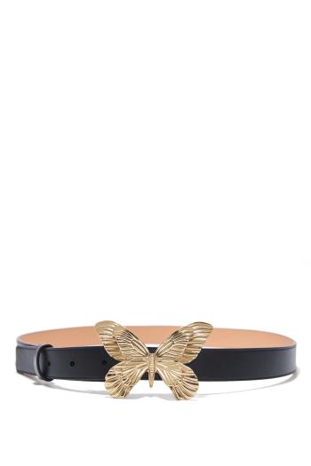Embellished leather belt