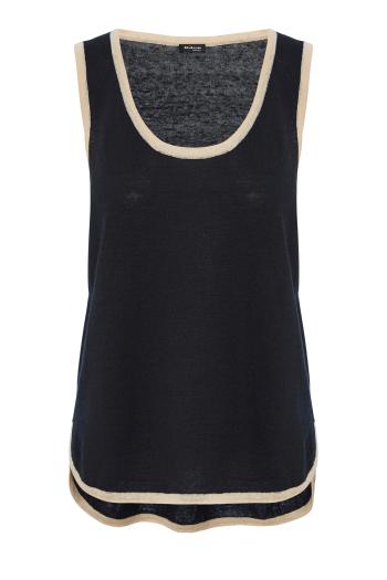 Linen and cotton tank top 