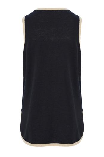 Linen and cotton tank top 