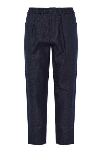 Relaxed cotton and linen pants 