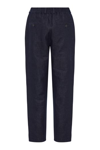 Relaxed cotton and linen pants 