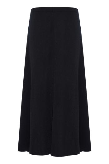 Faithe linen-blend midi skirt