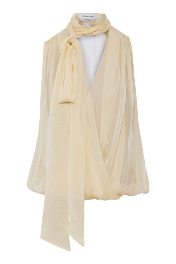 Silk-chiffon blouse 