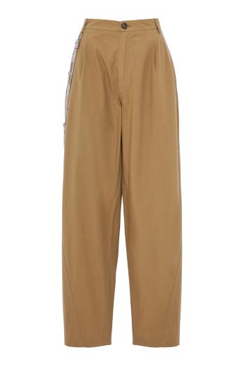 Phebe embellished cotton pants 