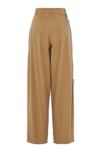 Phebe embellished cotton pants 