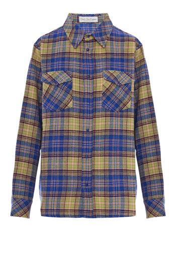 Tartan cashmere shirt 