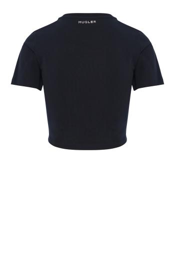Green anemone cropped t-shirt