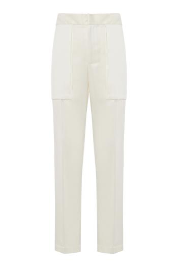 Adriana silk-blend jogger 