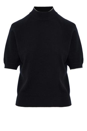 TOP KNIT SS ROUND NECK