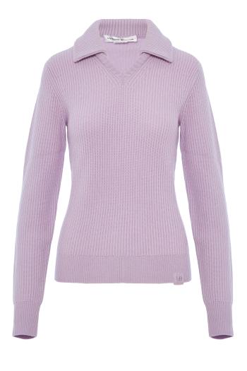 Double Collared cashmere sweater