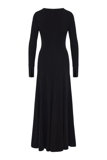 Front cut Ruched midi dress 