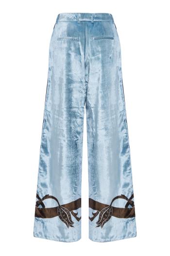 Arche printed velvet pants 