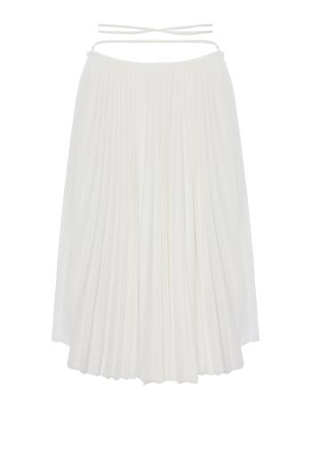 Margo pleated gauze midi skirt 
