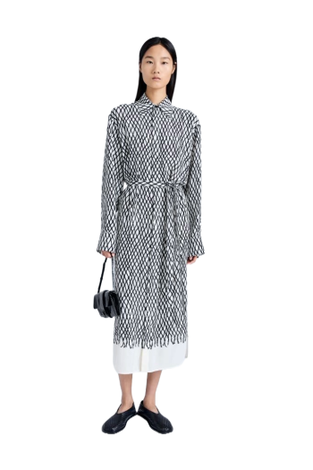 Bailey printed crepe midi dress 