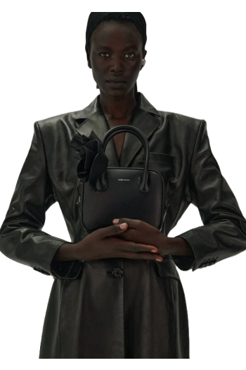 Brigitte leather top handle bag
