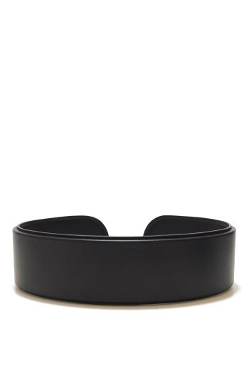 Flex large leather waist-belt