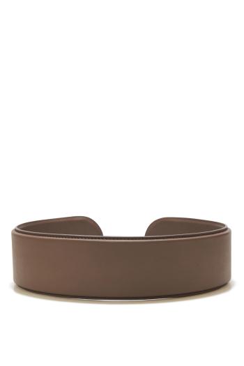 Flex large leather waist-belt 