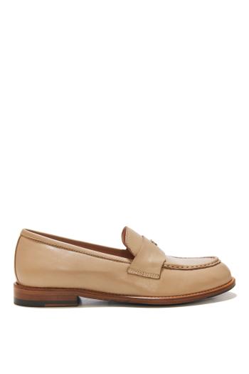 Embellished leather loafers 