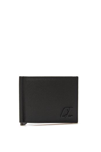 Groovey leather moneyclip wallet