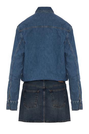 Tia 134 denim mini dress 