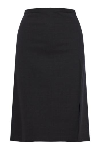 Wool-blend midi skirt 