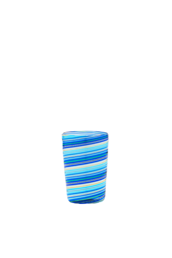 Rainbow Blue Swirl Tumbler