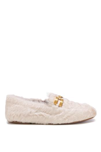 Brandi furry shearling mocassins