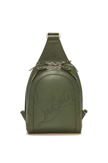 Loubifunk embossed leather backpack 