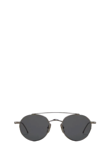 Oval titanium sunglasses 