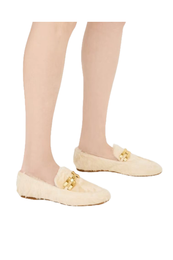 Brandi furry shearling mocassins