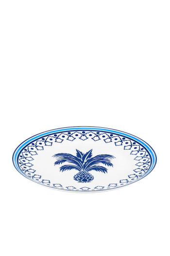 Jaipur printed porcelain charger plate 31cm