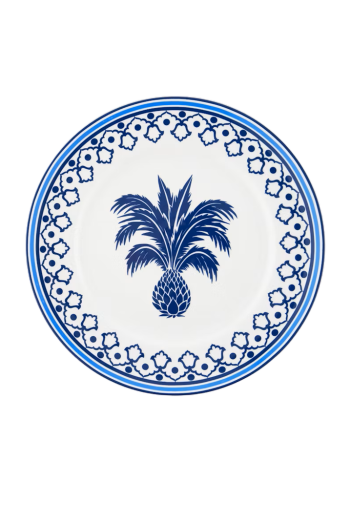 Jaipur printed porcelain charger plate 31cm