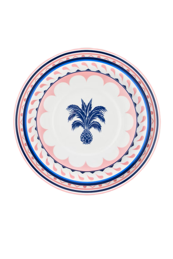 Jaipur printed porcelain charger plate 31cm 