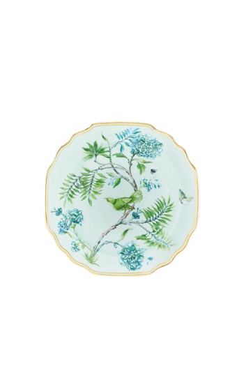 Secret Garden printed porcelain dessert plate 2pc 22cm