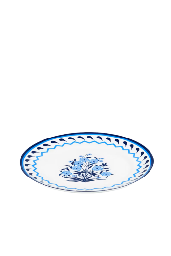  Jaipur printed porcelain dinner plate 2pc 27cm