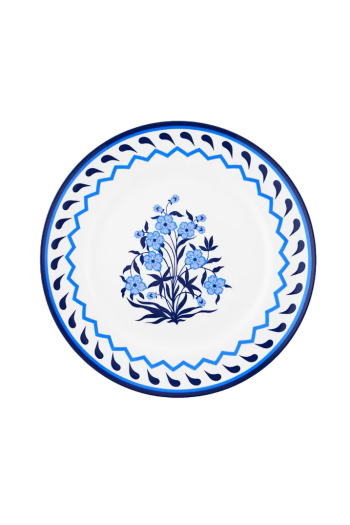  Jaipur printed porcelain dinner plate 2pc 27cm