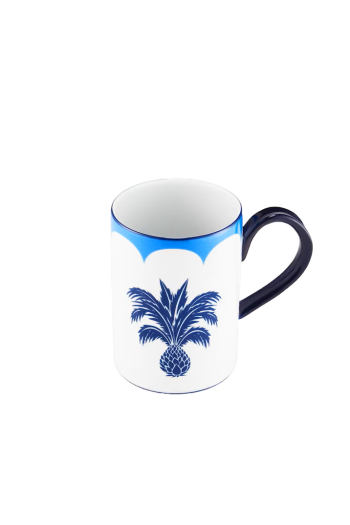 Jaipur printed porcelain mug 38cl