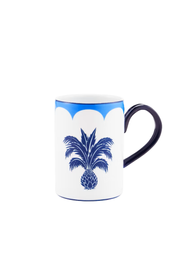 Jaipur printed porcelain mug 38cl