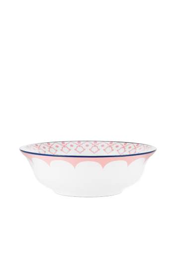 Jaipur printed porcelain salad bowl 26cm