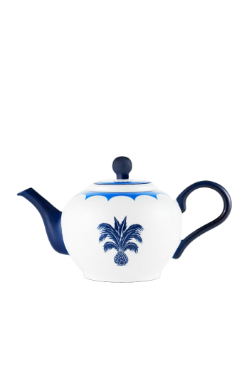 Jaipur printed porcelain teapot 