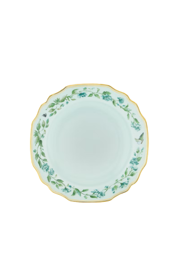 Secret Garden printed porcelain soup plate 2pc 23cm