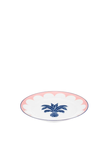 Jaipur printed porcelain dessert plate 2pc 21cm