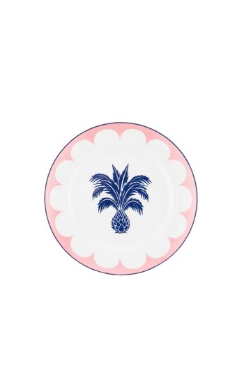 Jaipur printed porcelain dessert plate 2pc 21cm